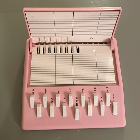 MCM Stancraft “Imperial” Pink Telephone Index - Picture 3 of 3